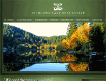 Tablet Screenshot of lakehomesatfishhawk.com